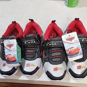 Cars Kids Sneakers - Red and Black
